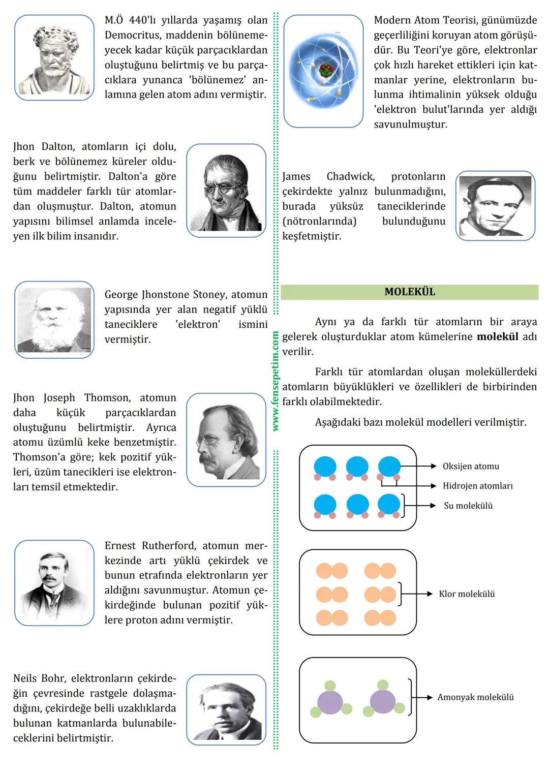 7.SINIF
4.ÜNİTE
SAF MADDE VE KARIŞIMLAR
*Maddenin Tanecikli Yapısı*
KONU
NO: 09
Bu konu anlatımı seti Metin GÖKTÜRK tarafından hazırlanmışt