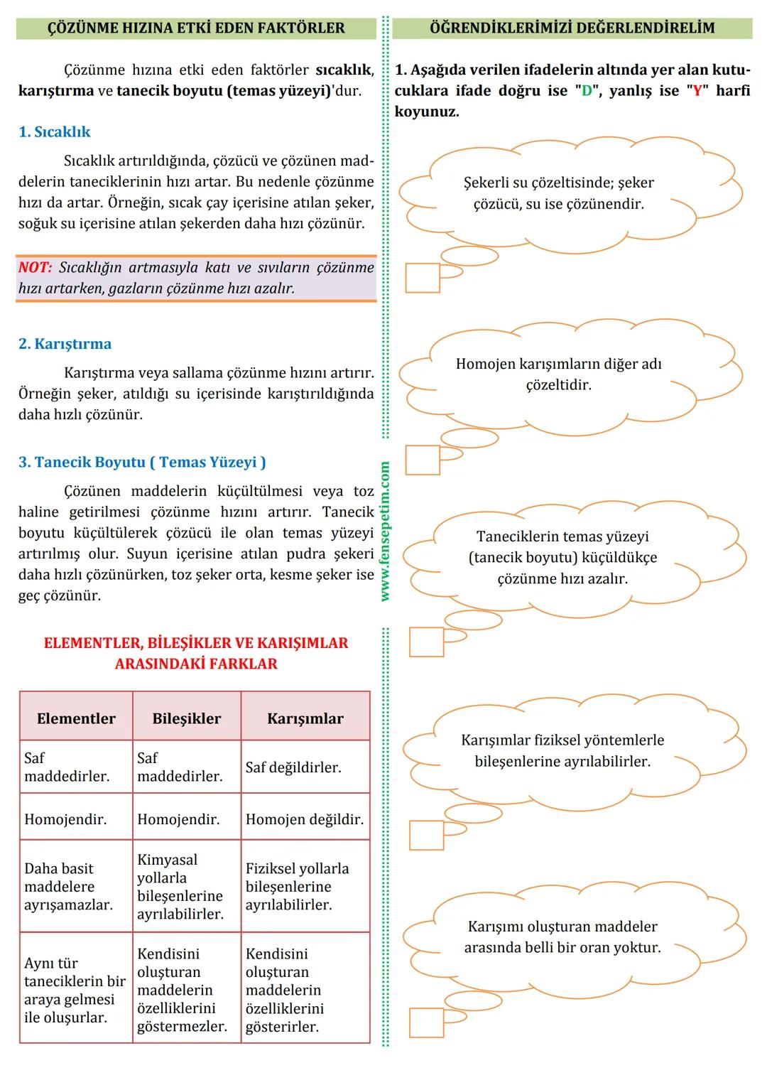 7.SINIF
4.ÜNİTE
SAF MADDE VE KARIŞIMLAR
*Maddenin Tanecikli Yapısı*
KONU
NO: 09
Bu konu anlatımı seti Metin GÖKTÜRK tarafından hazırlanmışt