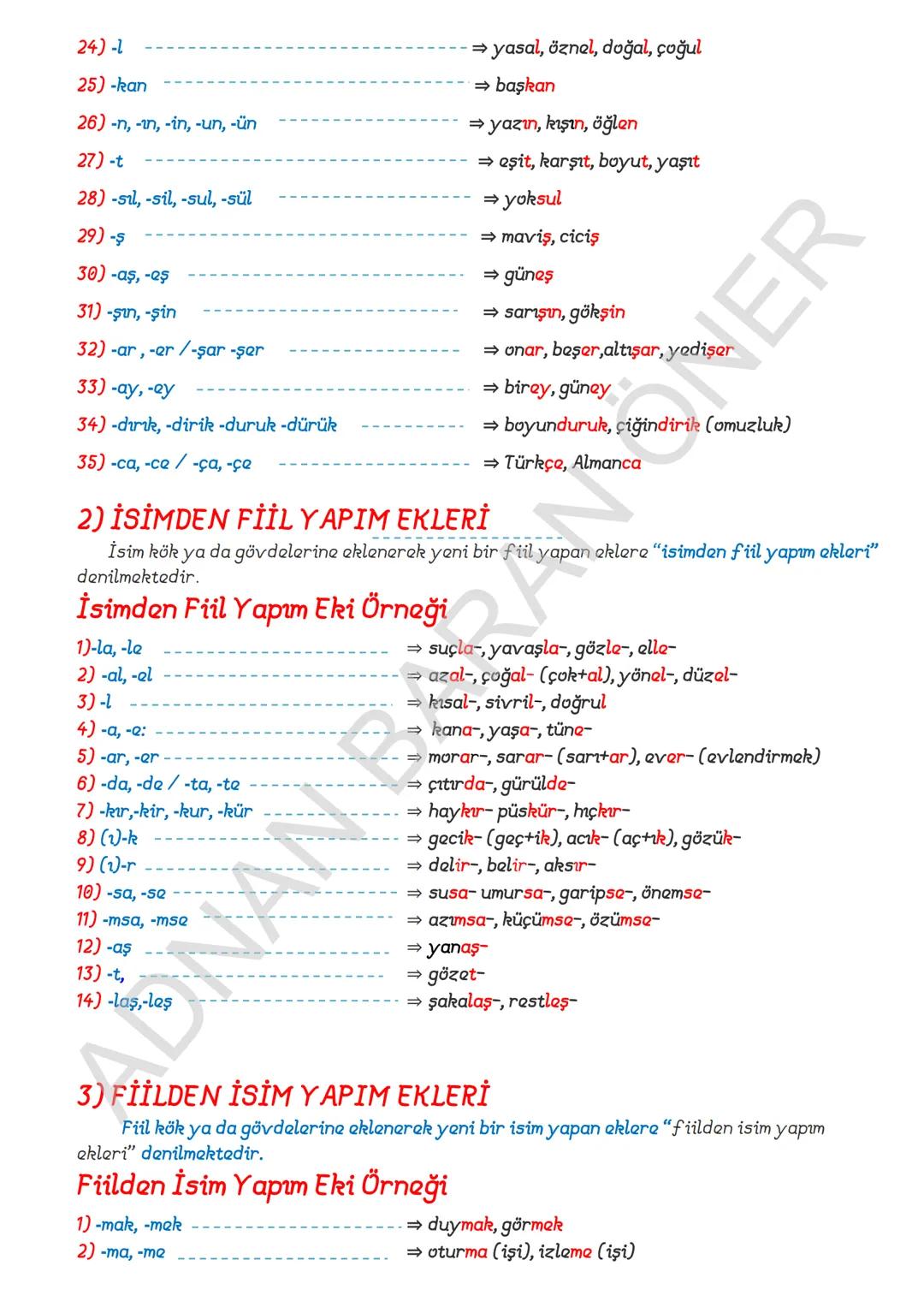 # İÇİNDEKİLER
# 1. SÖZCÜKTE ANLAM
A. Kelime ve Kelime Gruplarının Anlam Özellikleri
1. Gerçek (Temel) Anlam
2. Yan anlam
3. Mecaz Anlam
4.