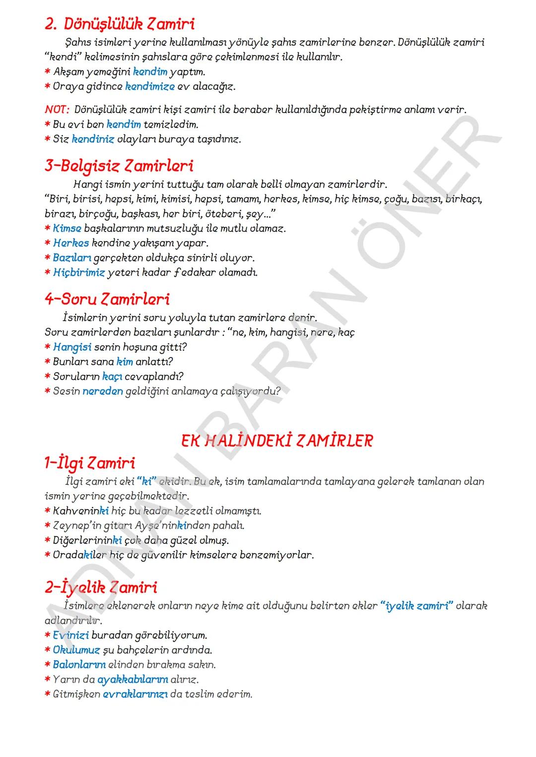 # İÇİNDEKİLER
# 1. SÖZCÜKTE ANLAM
A. Kelime ve Kelime Gruplarının Anlam Özellikleri
1. Gerçek (Temel) Anlam
2. Yan anlam
3. Mecaz Anlam
4.