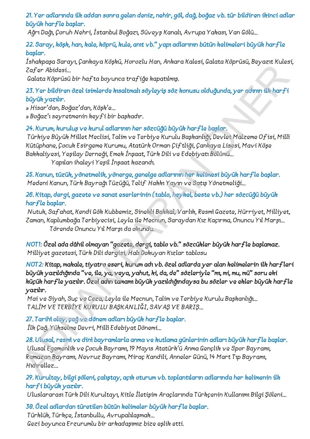 # İÇİNDEKİLER
# 1. SÖZCÜKTE ANLAM
A. Kelime ve Kelime Gruplarının Anlam Özellikleri
1. Gerçek (Temel) Anlam
2. Yan anlam
3. Mecaz Anlam
4.