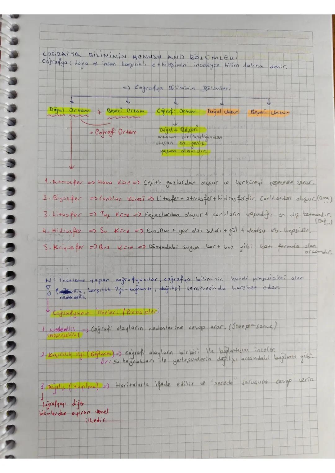 Coğrafya 9. Sınıf 1-2. Tema