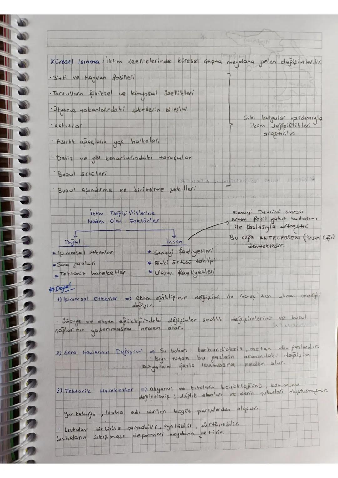 3. TEMA DOĞAL SİSTEMLER VE SÜREGLER
Atmosfer: Hava küre = Yerkörevi cepecevre saran, yaşamın varlığını
ve sürekliliğini sağlayan yaz örtüsü