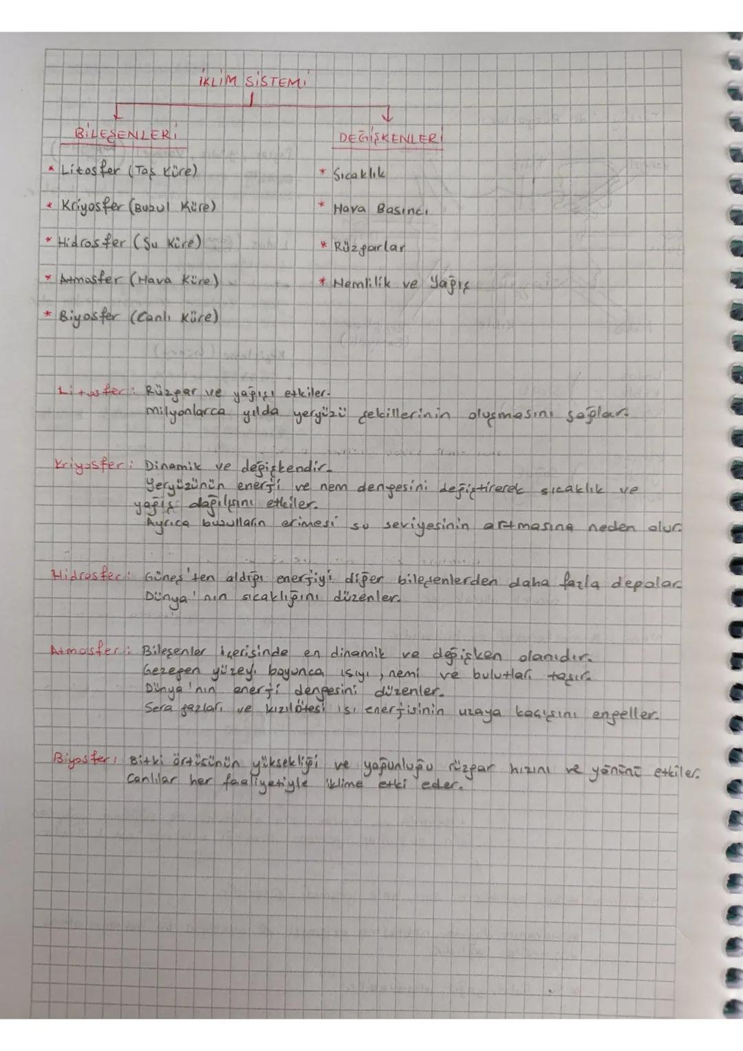 3. TEMA DOĞAL SİSTEMLER VE SÜREGLER
Atmosfer: Hava küre = Yerkörevi cepecevre saran, yaşamın varlığını
ve sürekliliğini sağlayan yaz örtüsü
