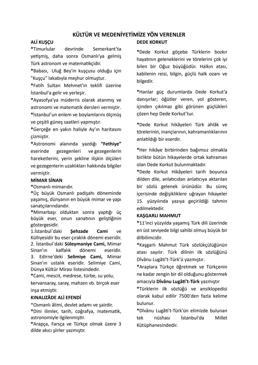 ALİ KUŞÇU
KÜLTÜR VE MEDENİYETİMİZE YÖN VERENLER
*Timurlular devrinde Semerkant'ta
yetişmiş, daha sonra Osmanlı'ya gelmiş
Türk astronom ve m