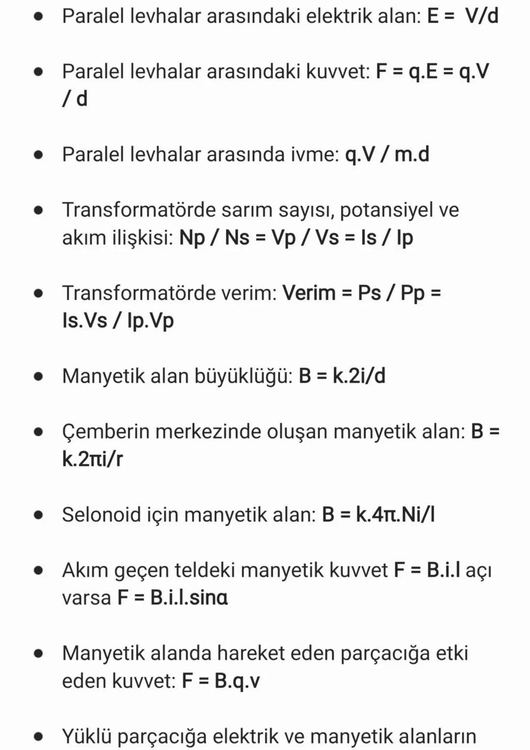10. SINIF FİZİK FORMÜLLERİ/instagram/okullutayfa
BASINÇ FORMÜLLERİ
* Katıların basıncı : P= F/A veya P = G/S (Kuvvet /
Alan)
* Sı