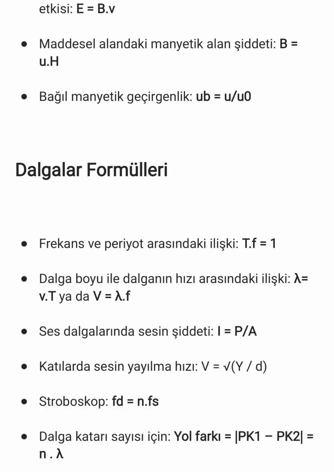 10. SINIF FİZİK FORMÜLLERİ/instagram/okullutayfa
BASINÇ FORMÜLLERİ
* Katıların basıncı : P= F/A veya P = G/S (Kuvvet /
Alan)
* Sı