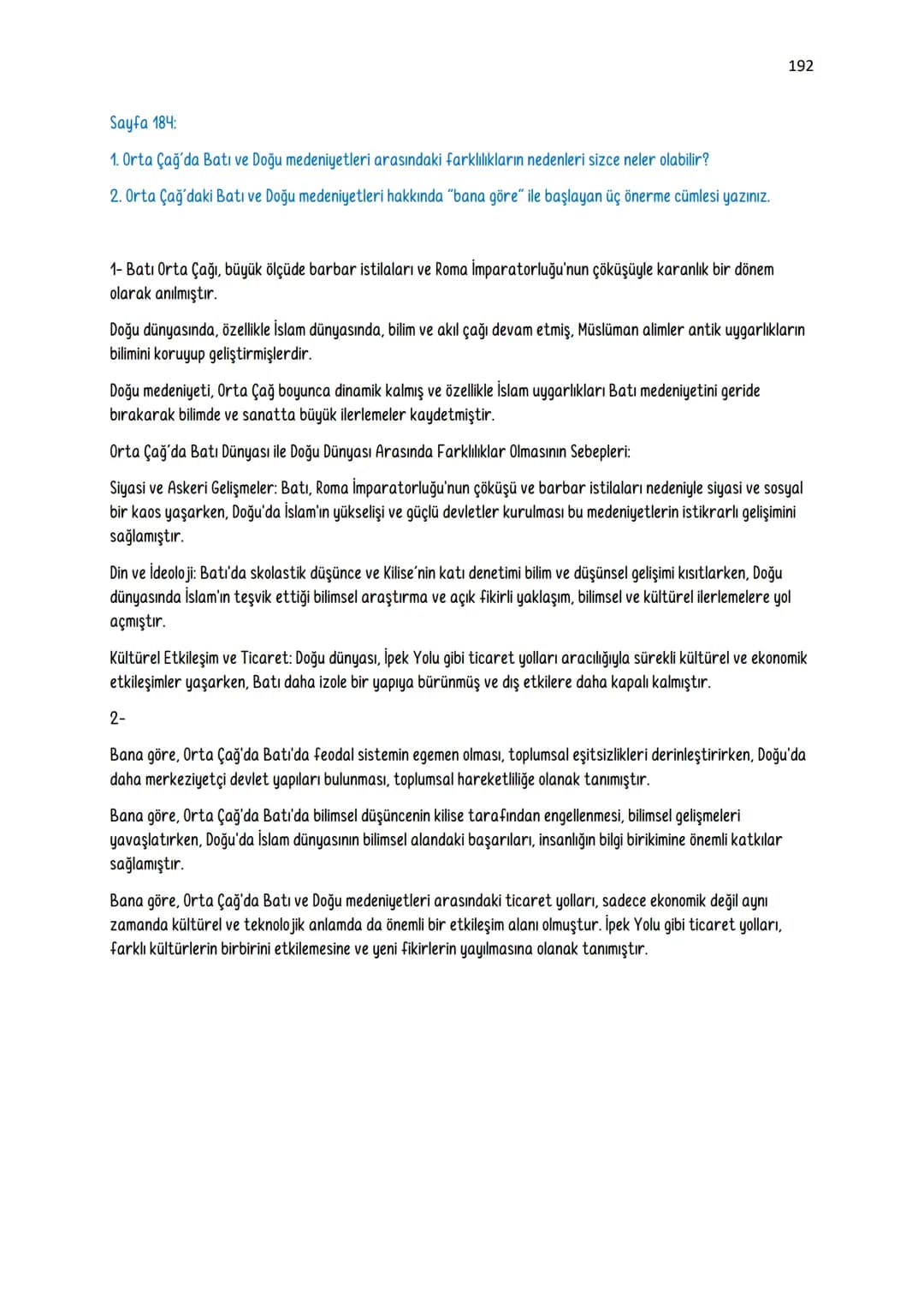 9. SINIF TARİH DERS KİTABI ETKİNLİK SORU-CEVAPLARI
1. ÜNİTE GEÇMİŞİN İNŞA SÜRECİNDE TARİH
Sayfa 12: "Süleymaniye'de Bayram Sabahı" şiirinde