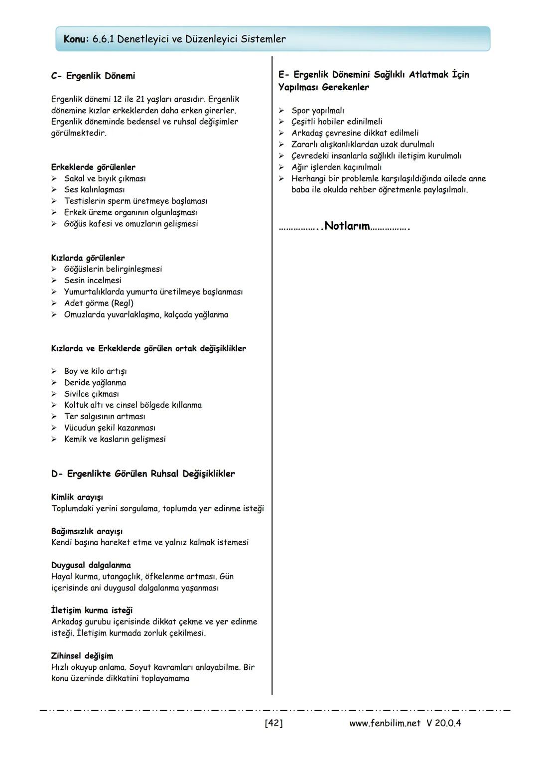# 6.Sınıf Fen Bilimleri
# Ders Notları
Barış ZEREN
Fen Bilimleri Öğretmeni 1.Ünite: Güneş Sistemi ve Tutulmalar
Konu: 6.1.1 Güneş Sistemi
G