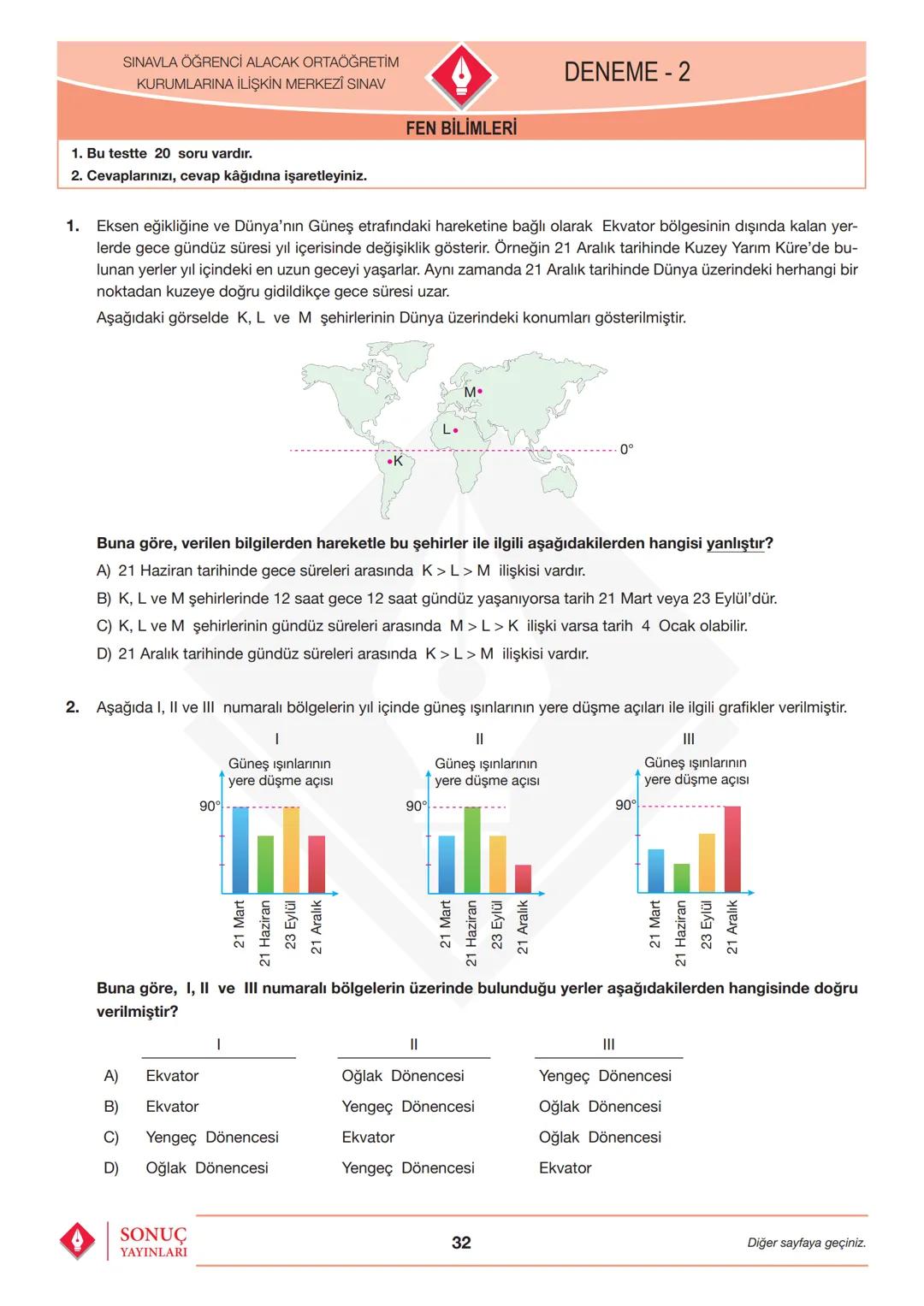 8. SINIF KURUMSAL DENEME
SONUÇ
YAYINLARI
SINAVLA ÖĞRENCİ ALACAK ORTAÖĞRETİM
KURUMLARINA İLİŞKİN MERKEZÎ SINAV
SÖZEL BÖLÜM
SAYISAL BÖLÜM
Adı