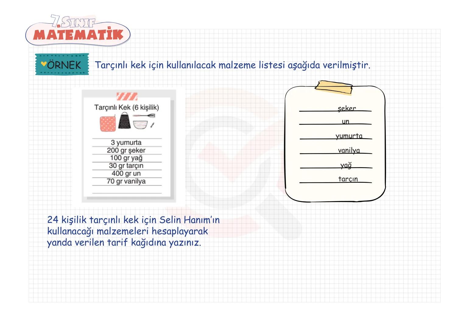 # 7. SINIF
# MATEMATİK
# ORAN-ORANTI VE YÜZDELER
* Oran - Orantı
* Doğru Orantı - Ters Orantı
* Yüzde Hesaplamaları 7. SINIF
MATEMAT