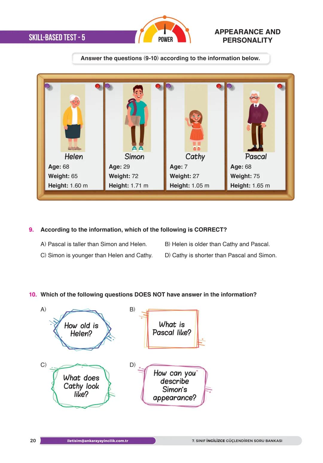 --- OCR Start ---
BECERİ TEMELLİ SORULAR
MEB
DİKKATE ALINMIŞTIR
SINIF
YENİ NESİL SORULARLA
GÜÇLENDİREN
SORU BANKASI
İNGİLİZCE
FEN LİSELERİ V