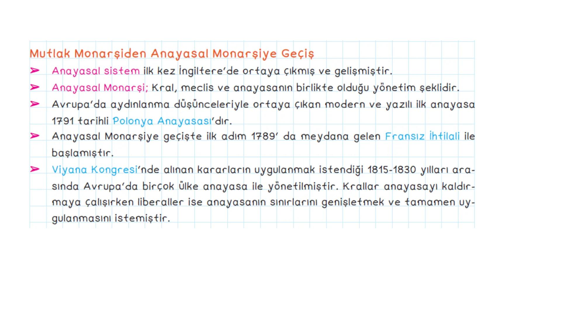 # XVI. ÜNİTE: DEVRİMLER ÇAĞINDA DEĞİŞEN
DEVLET - TOPLUM İLİŞKİLERİ # İhtilaller Çağı
1789 Fransız İhtilali
## İhtilalin Sebepleri
- Monar