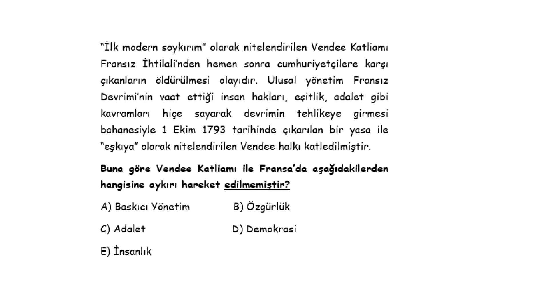 # XVI. ÜNİTE: DEVRİMLER ÇAĞINDA DEĞİŞEN
DEVLET - TOPLUM İLİŞKİLERİ # İhtilaller Çağı
1789 Fransız İhtilali
## İhtilalin Sebepleri
- Monar