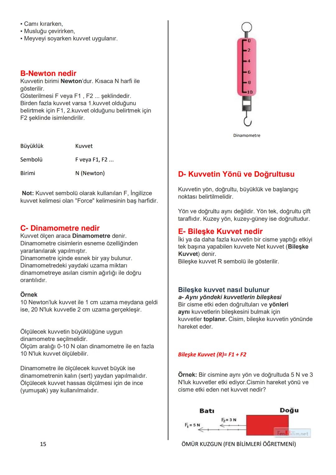 TC
MELİKGAZİ KAYMAKAMLIĞI
BELSİN MELİKGAZİ BELEDİYESİ İMAM
HATİP ORTAOKULU
6. SINIF
FEN BİLİMLERİ DERSİ
KONU ANLATIMLI KİTAP
HAZIRLAYAN
ÖM