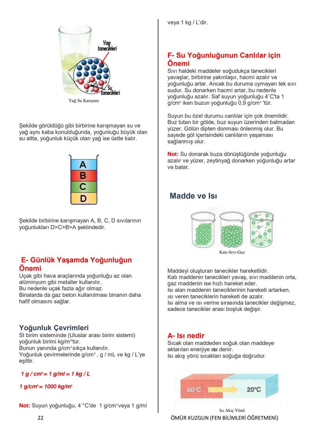 TC
MELİKGAZİ KAYMAKAMLIĞI
BELSİN MELİKGAZİ BELEDİYESİ İMAM
HATİP ORTAOKULU
6. SINIF
FEN BİLİMLERİ DERSİ
KONU ANLATIMLI KİTAP
HAZIRLAYAN
ÖM