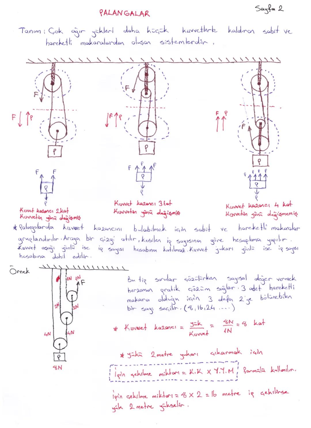5. UNITE (Basit Makineler)
Basit makinelerin genel özellikleri;
* Bütün basit makineler iş yapma kolaylığı sağlakı
Sayfa 1
* Bosit makinele