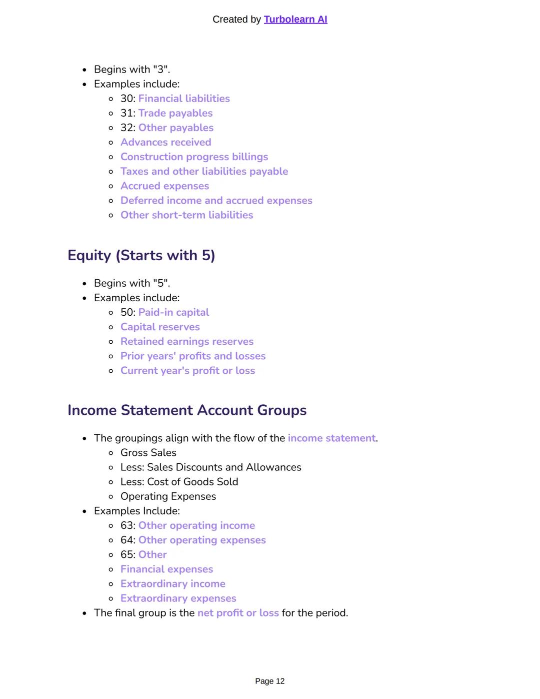 Created by Turbolearn Al
# Introduction to General Accounting 2 and the
# Uniform Accounting System
Welcome to the first lecture of Genera