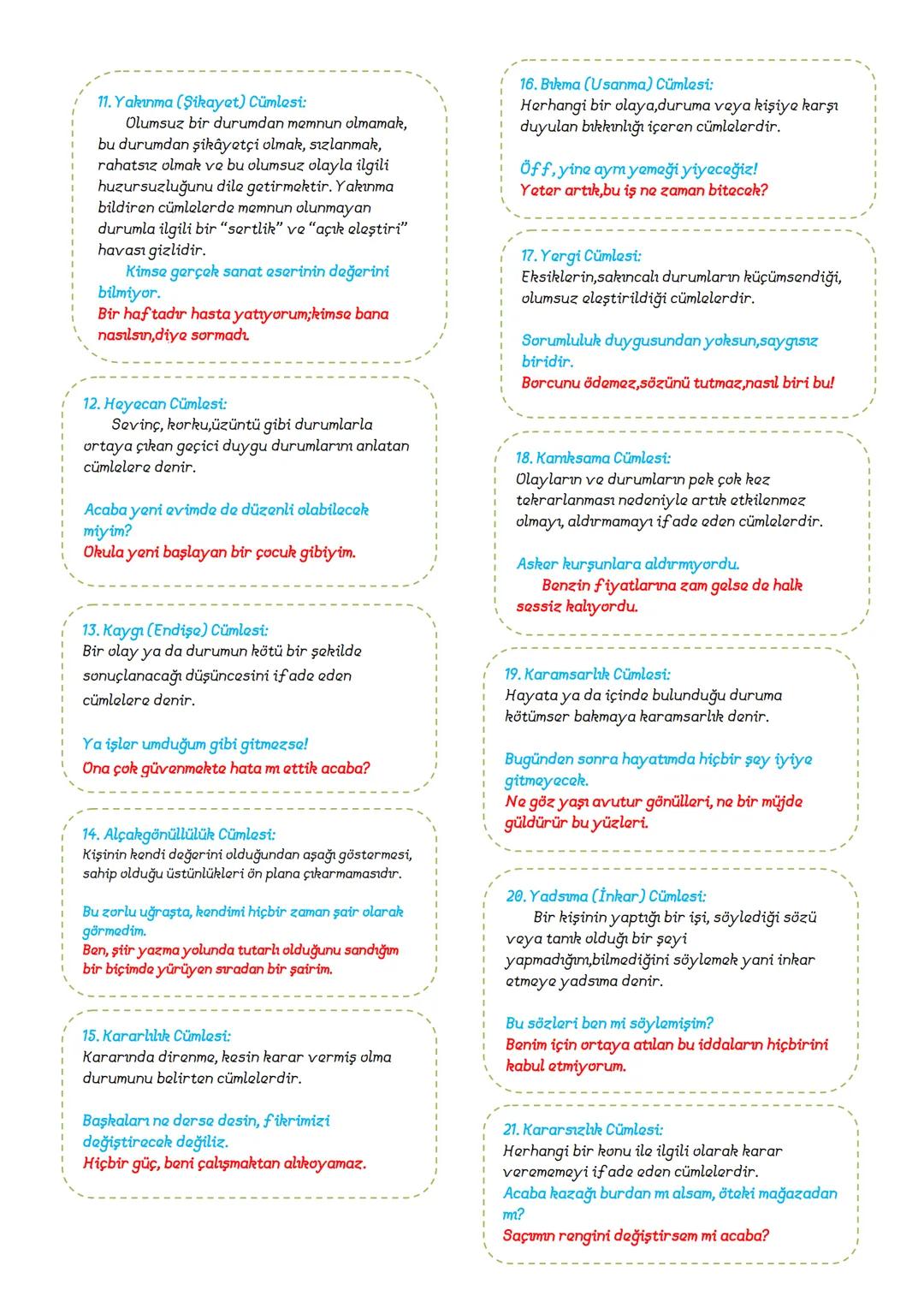 # TÜRKÇE
8.SINIF
DERS
NOTLARI
ADNAN BARAN
ÖNER # FİİLİMSİLER (EYLEMSİLER)
FİİLİMSİ: Fiillerden türemiş olmakla birlikte bir fiil gibi