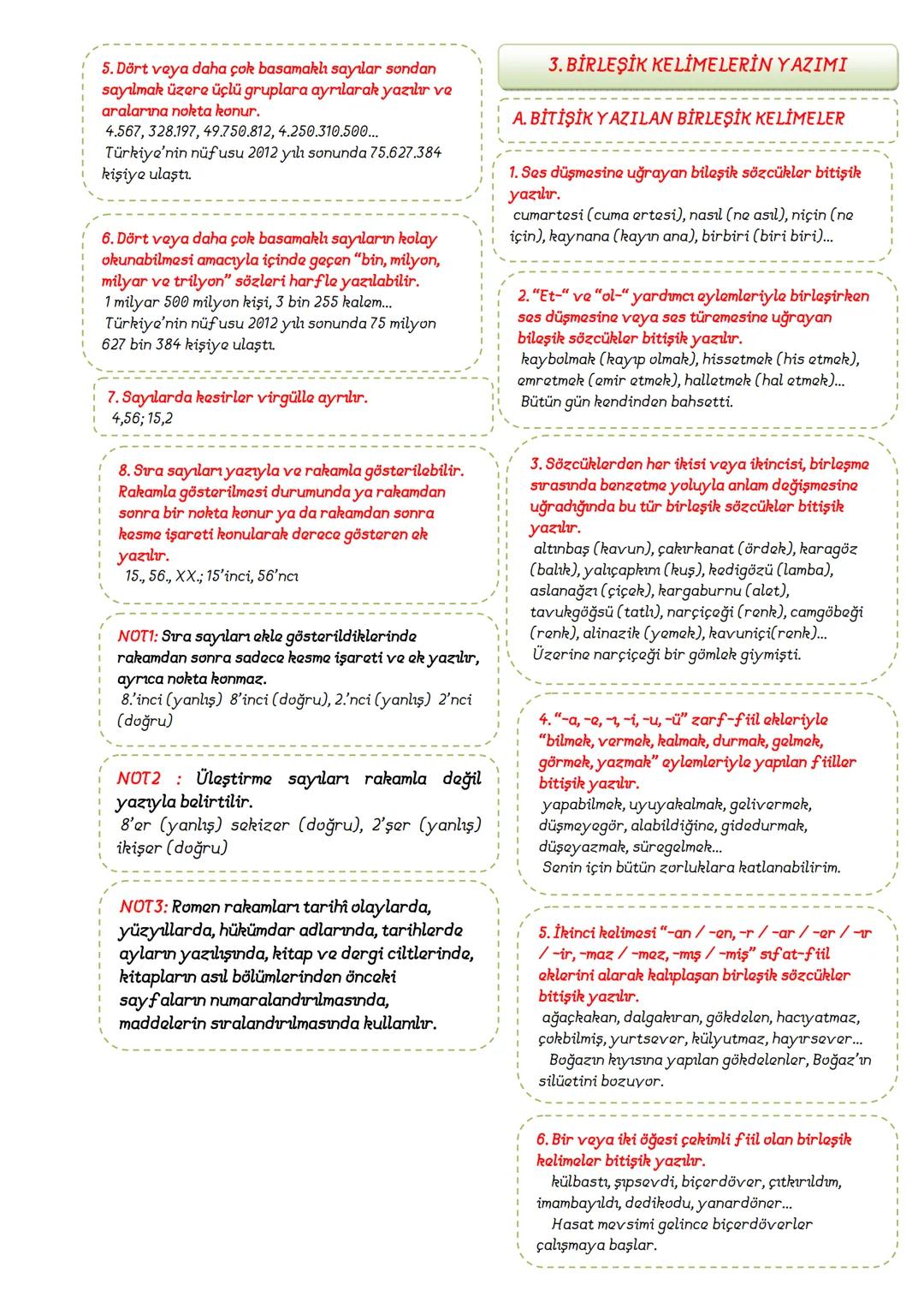 # TÜRKÇE
8.SINIF
DERS
NOTLARI
ADNAN BARAN
ÖNER # FİİLİMSİLER (EYLEMSİLER)
FİİLİMSİ: Fiillerden türemiş olmakla birlikte bir fiil gibi