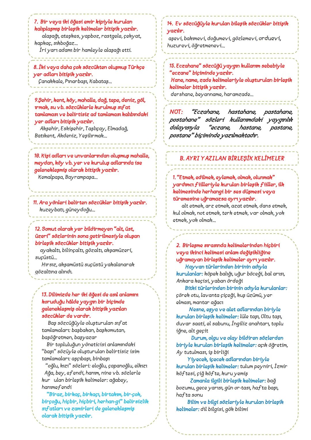 # TÜRKÇE
8.SINIF
DERS
NOTLARI
ADNAN BARAN
ÖNER # FİİLİMSİLER (EYLEMSİLER)
FİİLİMSİ: Fiillerden türemiş olmakla birlikte bir fiil gibi