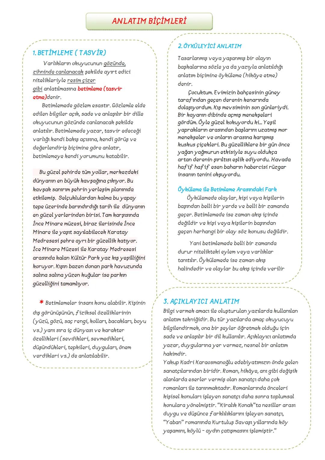 # TÜRKÇE
8.SINIF
DERS
NOTLARI
ADNAN BARAN
ÖNER # FİİLİMSİLER (EYLEMSİLER)
FİİLİMSİ: Fiillerden türemiş olmakla birlikte bir fiil gibi