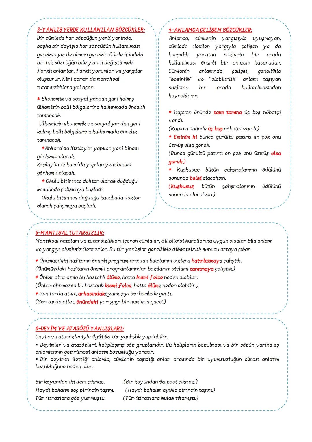 # TÜRKÇE
8.SINIF
DERS
NOTLARI
ADNAN BARAN
ÖNER # FİİLİMSİLER (EYLEMSİLER)
FİİLİMSİ: Fiillerden türemiş olmakla birlikte bir fiil gibi
