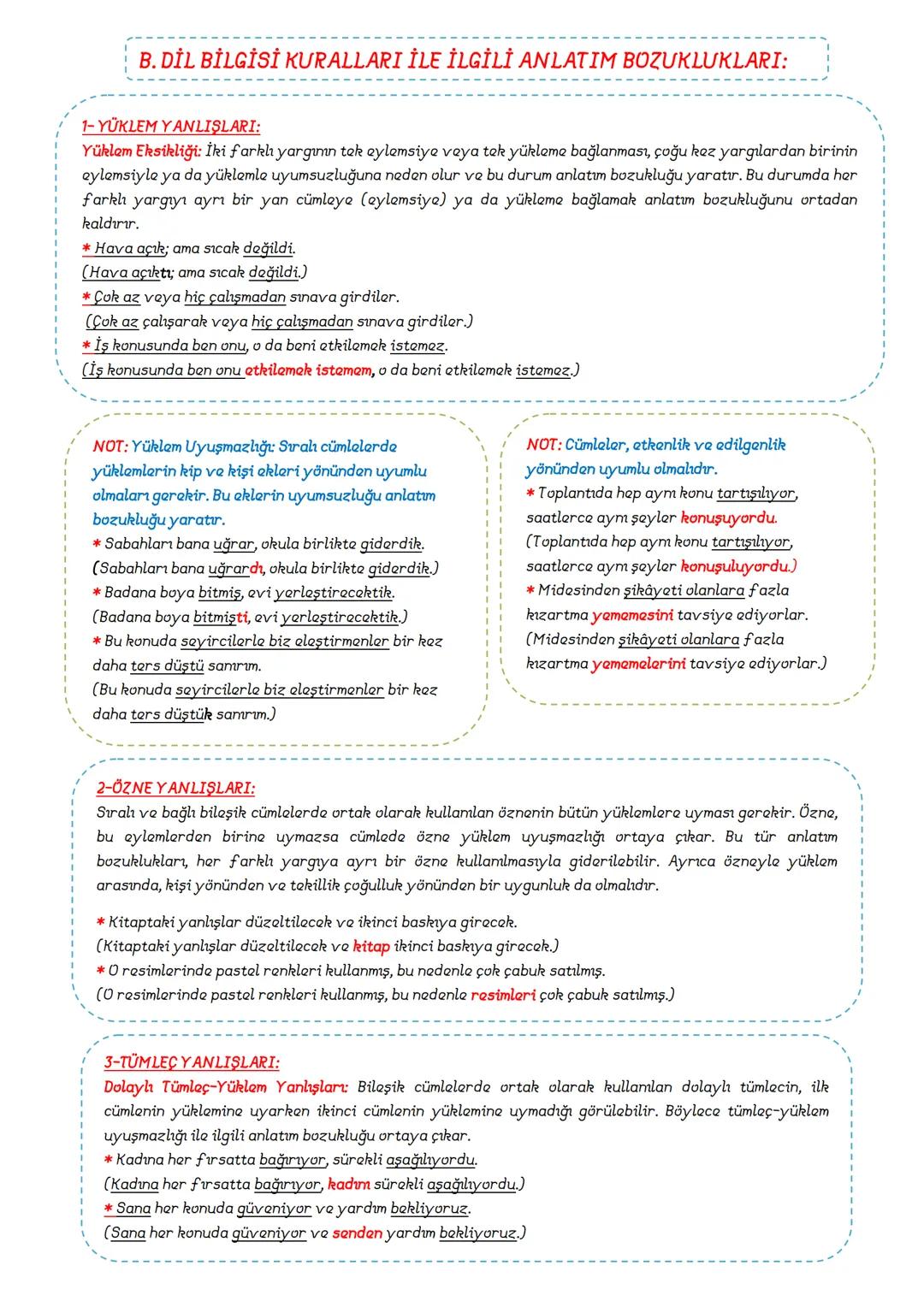 # TÜRKÇE
8.SINIF
DERS
NOTLARI
ADNAN BARAN
ÖNER # FİİLİMSİLER (EYLEMSİLER)
FİİLİMSİ: Fiillerden türemiş olmakla birlikte bir fiil gibi