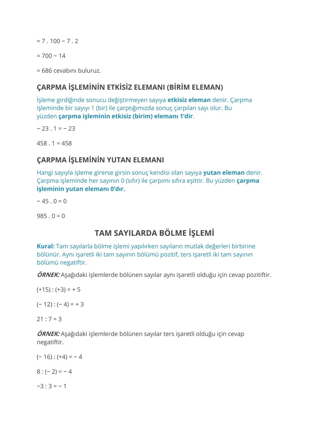 # Tam Sayılarla Toplama ve Çıkarma İşlemleri
BU KONUDA ÖĞRENECEKLERİMİZ:
- ✓ Tam Sayılarla Toplama İşlemi
- ✓ Pullarla Toplama İşlemi
- ✓ S