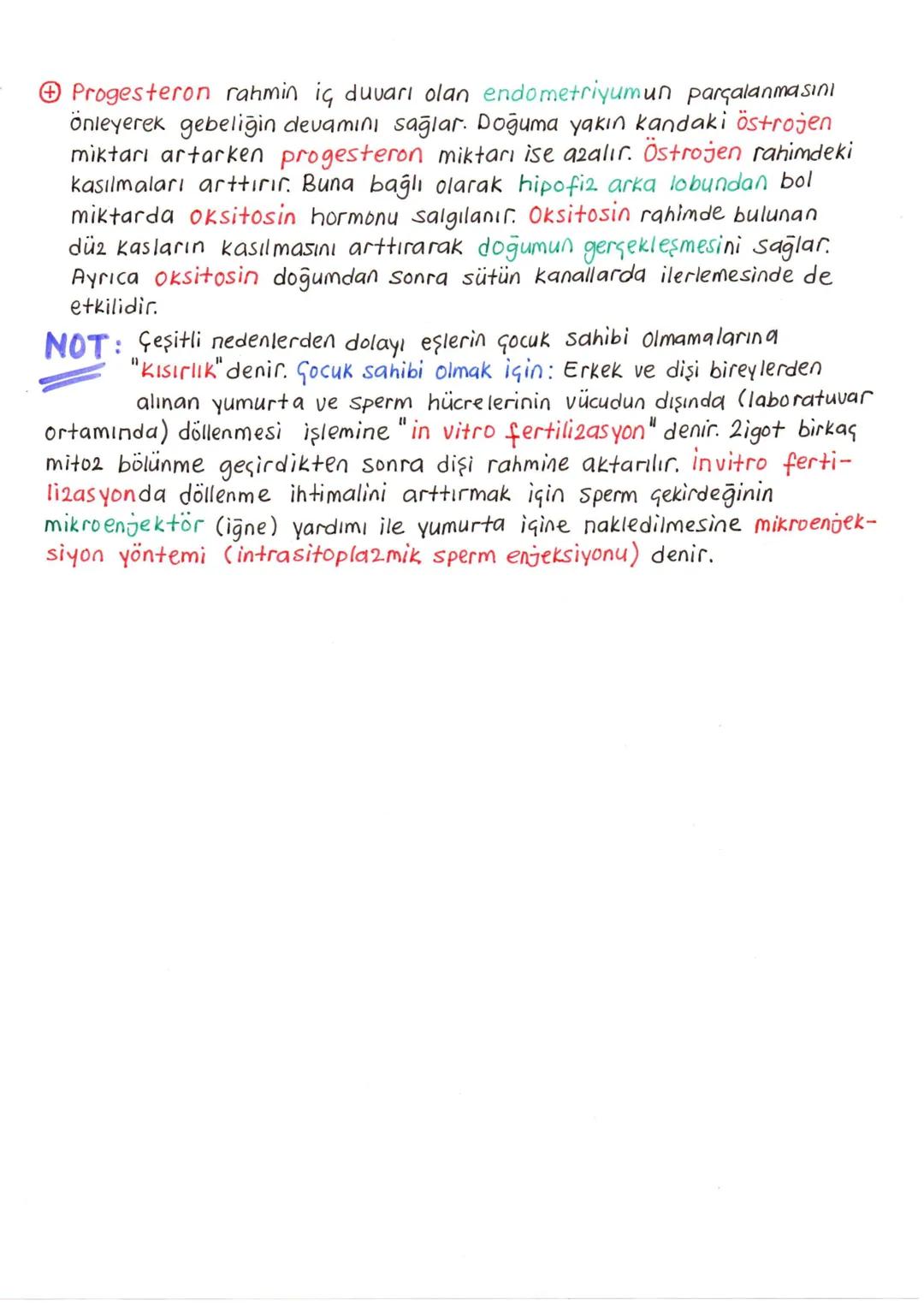 # ÜREME SİSTEMİ VE EMBRİYONİK GELİŞİM
+ İnsanda üreme sisteminin kontrolü, sinirler ve hipotalamus ile hipofiz2den salgılanan hormonlar ile