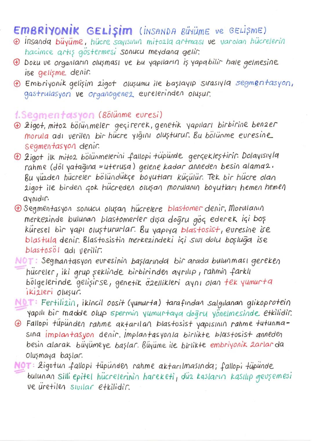 # ÜREME SİSTEMİ VE EMBRİYONİK GELİŞİM
+ İnsanda üreme sisteminin kontrolü, sinirler ve hipotalamus ile hipofiz2den salgılanan hormonlar ile