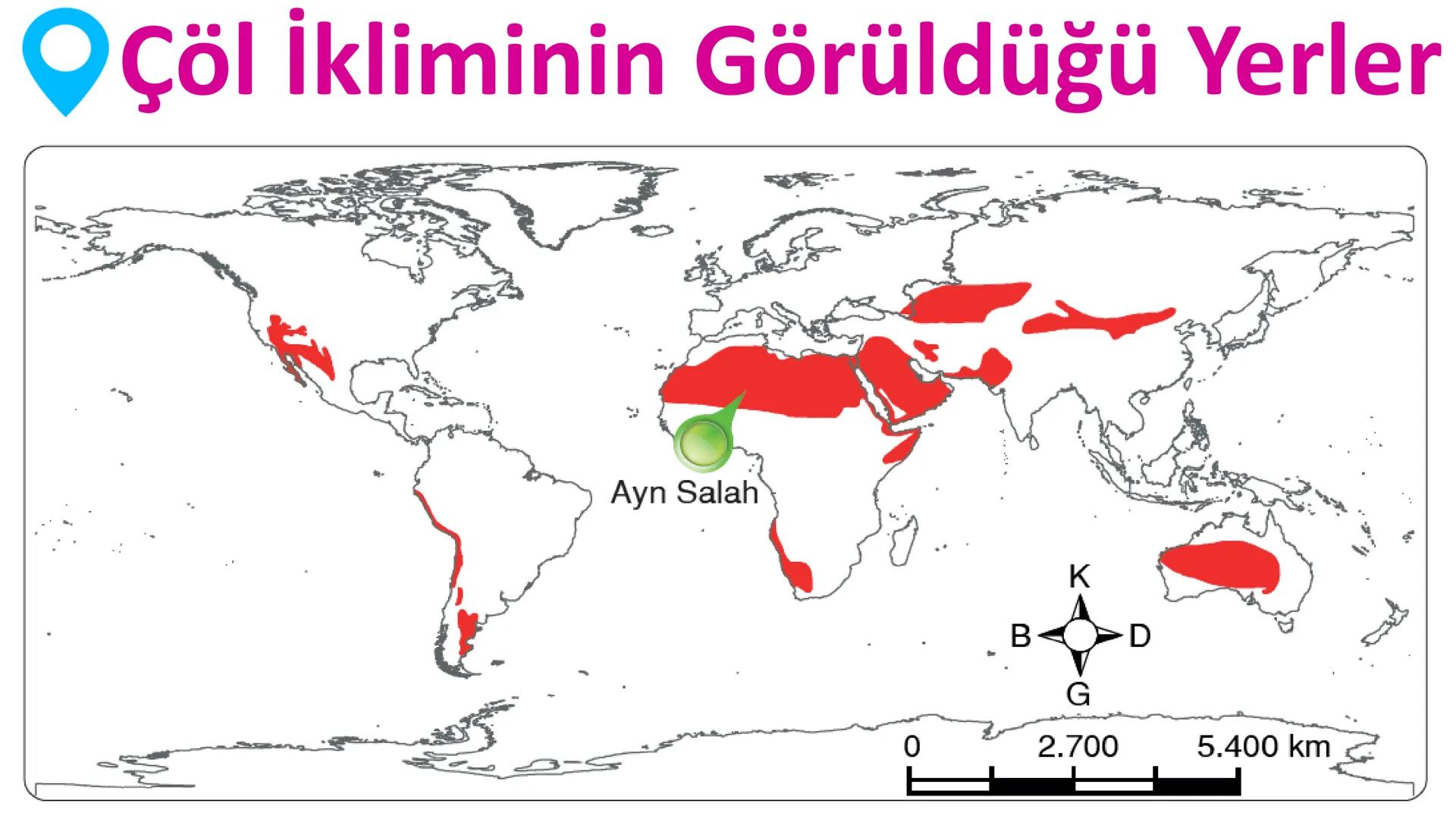 # DÜNYA'DAKI İKLIM TİPLERİ Geniş bir alanda uzun yıllar boyunca görülen atmosfer olaylarının ortalama durumuna
iklim denir.
Dünya'nın hemen