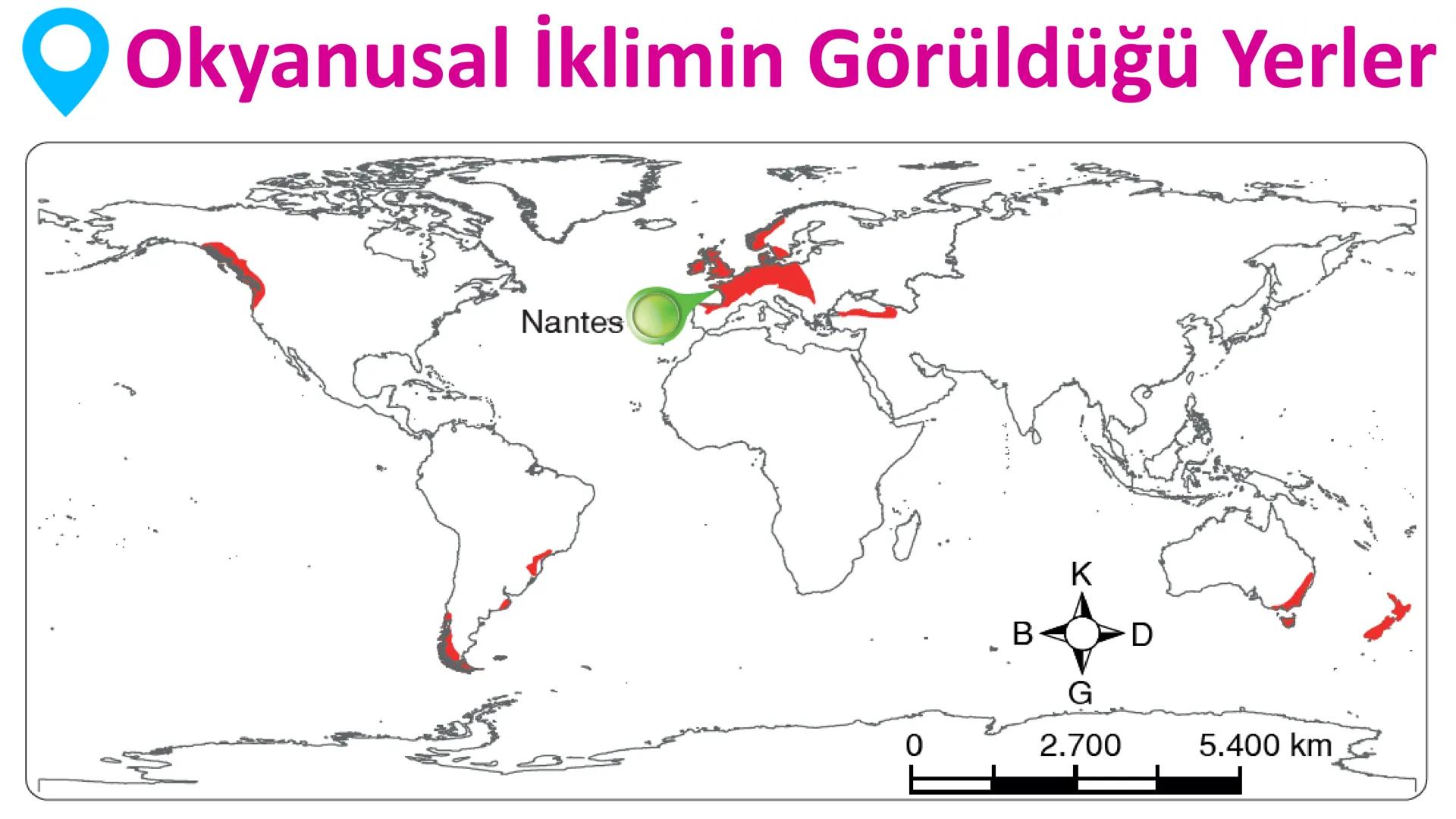 # DÜNYA'DAKI İKLIM TİPLERİ Geniş bir alanda uzun yıllar boyunca görülen atmosfer olaylarının ortalama durumuna
iklim denir.
Dünya'nın hemen