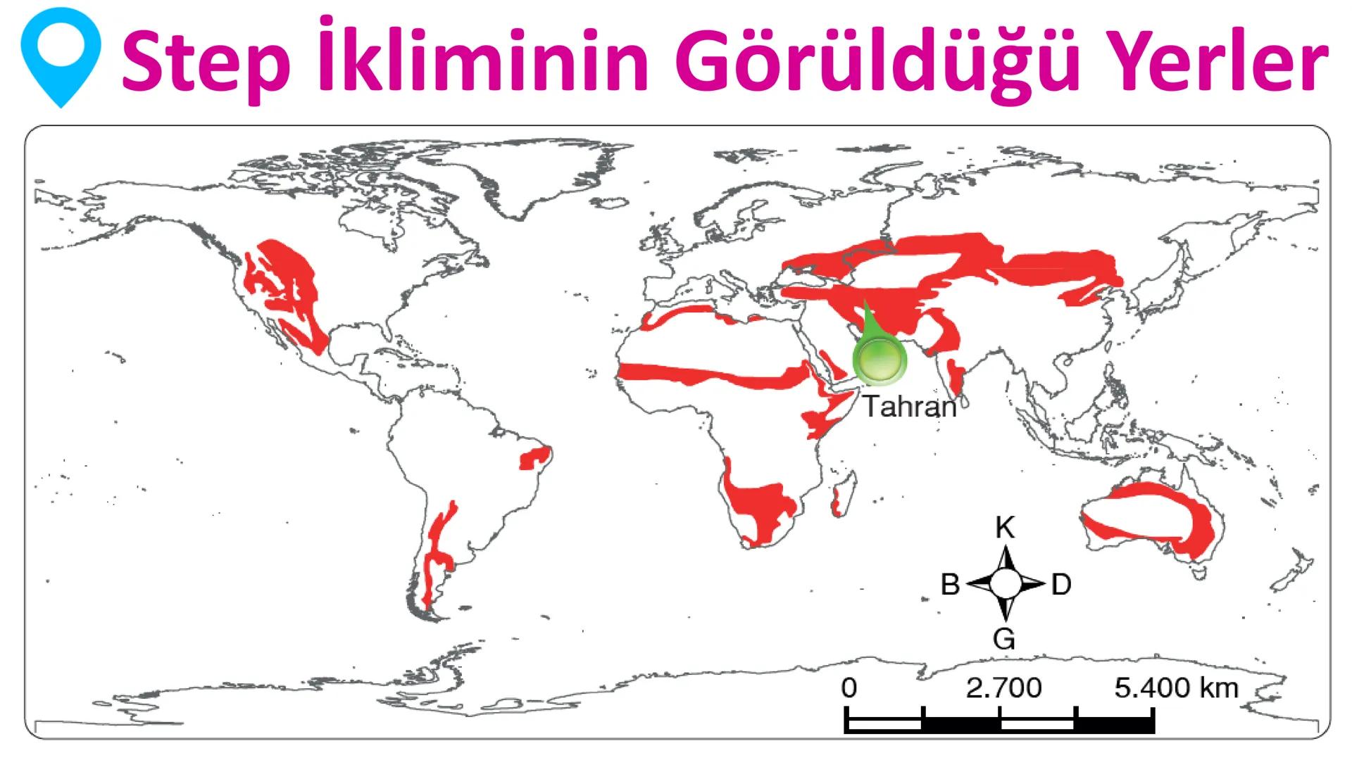 # DÜNYA'DAKI İKLIM TİPLERİ Geniş bir alanda uzun yıllar boyunca görülen atmosfer olaylarının ortalama durumuna
iklim denir.
Dünya'nın hemen