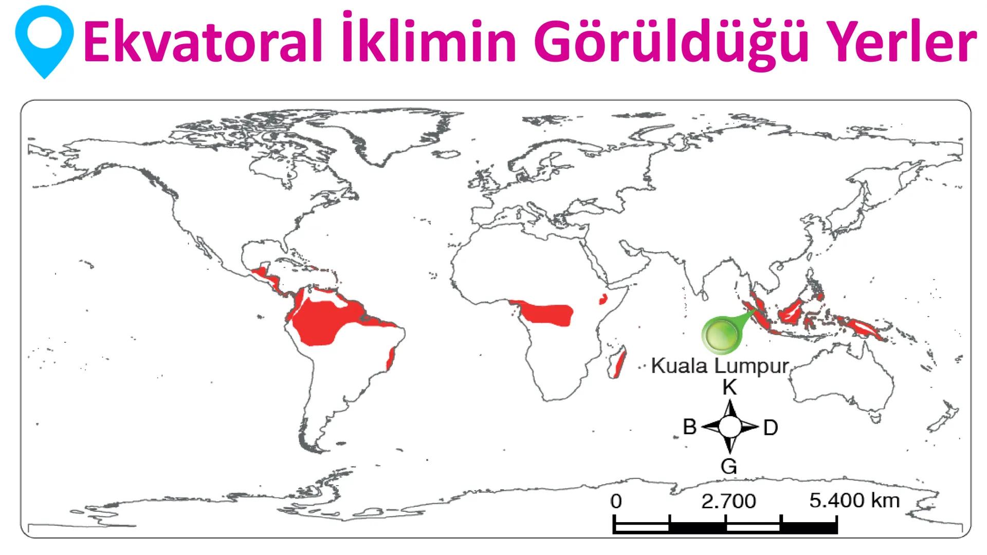 # DÜNYA'DAKI İKLIM TİPLERİ Geniş bir alanda uzun yıllar boyunca görülen atmosfer olaylarının ortalama durumuna
iklim denir.
Dünya'nın hemen