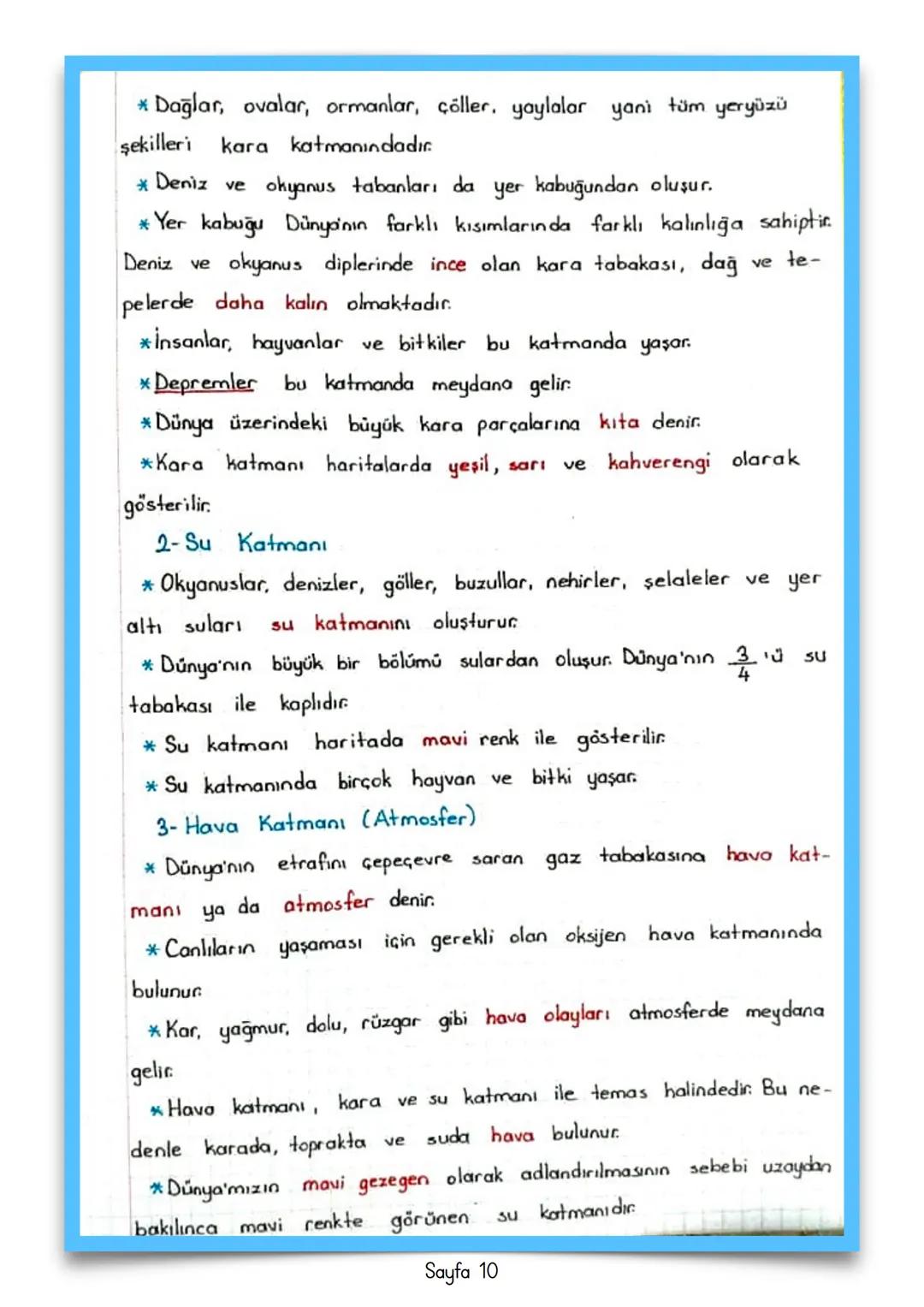 # FEN BİLİMLERİ
# 3
# Özet Defteri # 1. ÜNİTE: GEZE GENİMİZİ TANIYALIM
DÜNYA'NIN ŞEKLİ
Dünya, güneş sistemimizdeki gezegenlerden biridir