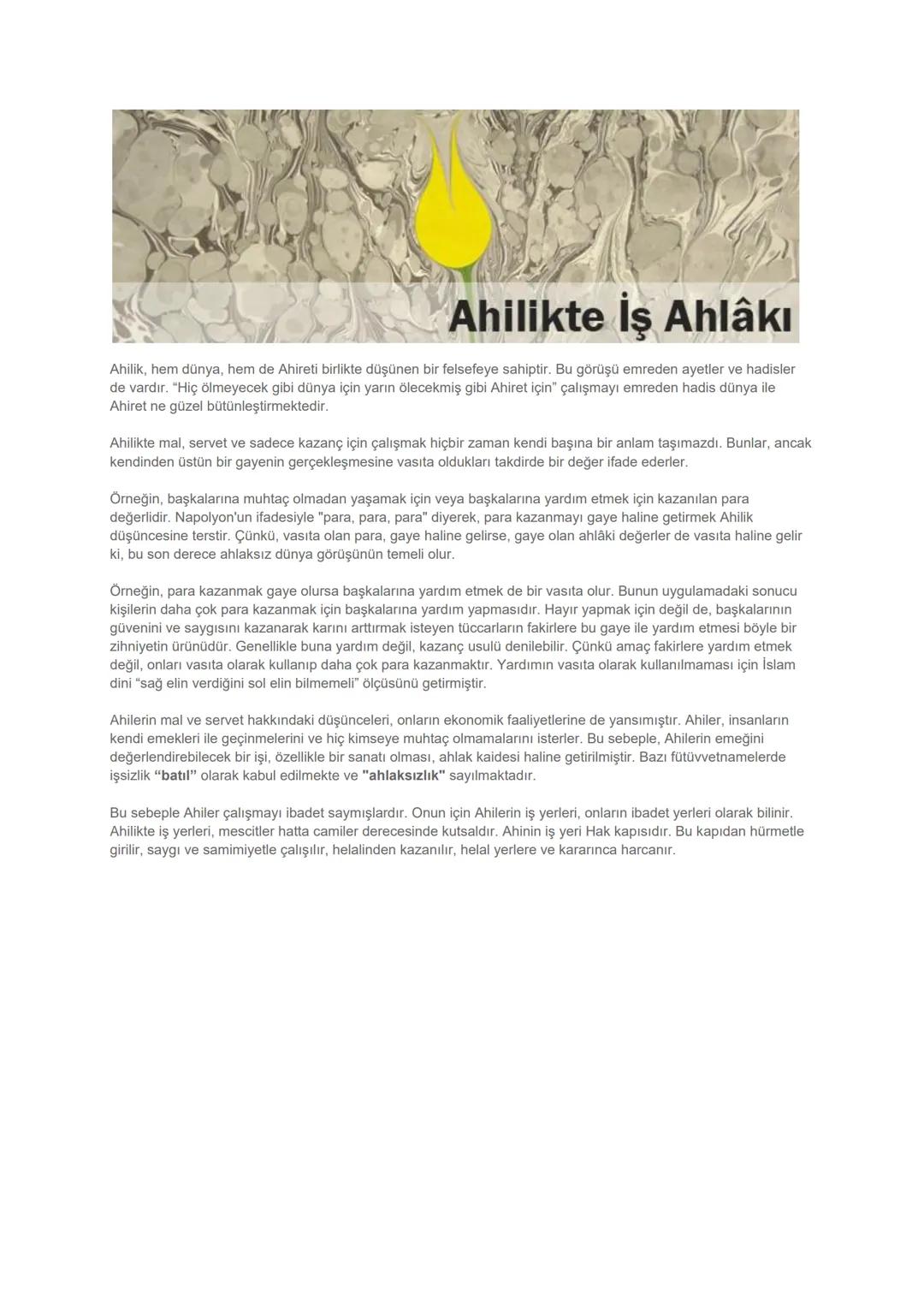 # Ahilik Nedir?
# Ahilik Nedir?
"Ahi" sözcüğünün kökeni konusunda dil bilimcileri arasında görüş birliği yoktur. "Ahi" kelimesi, Arapça "k