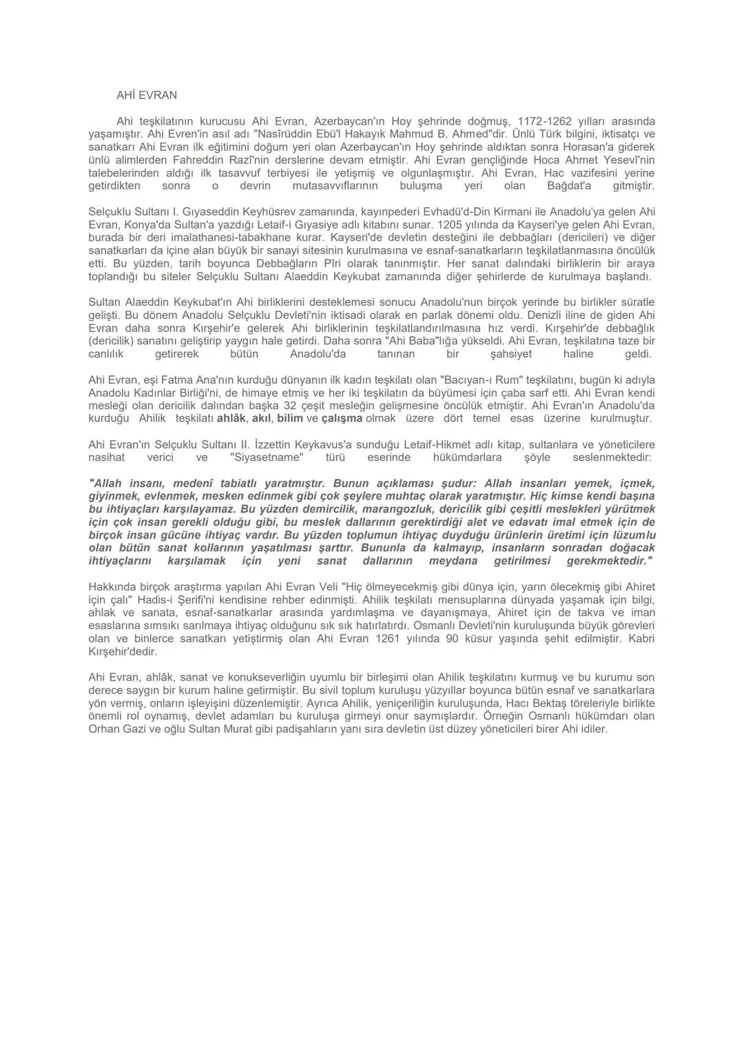 # Ahilik Nedir?
# Ahilik Nedir?
"Ahi" sözcüğünün kökeni konusunda dil bilimcileri arasında görüş birliği yoktur. "Ahi" kelimesi, Arapça "k
