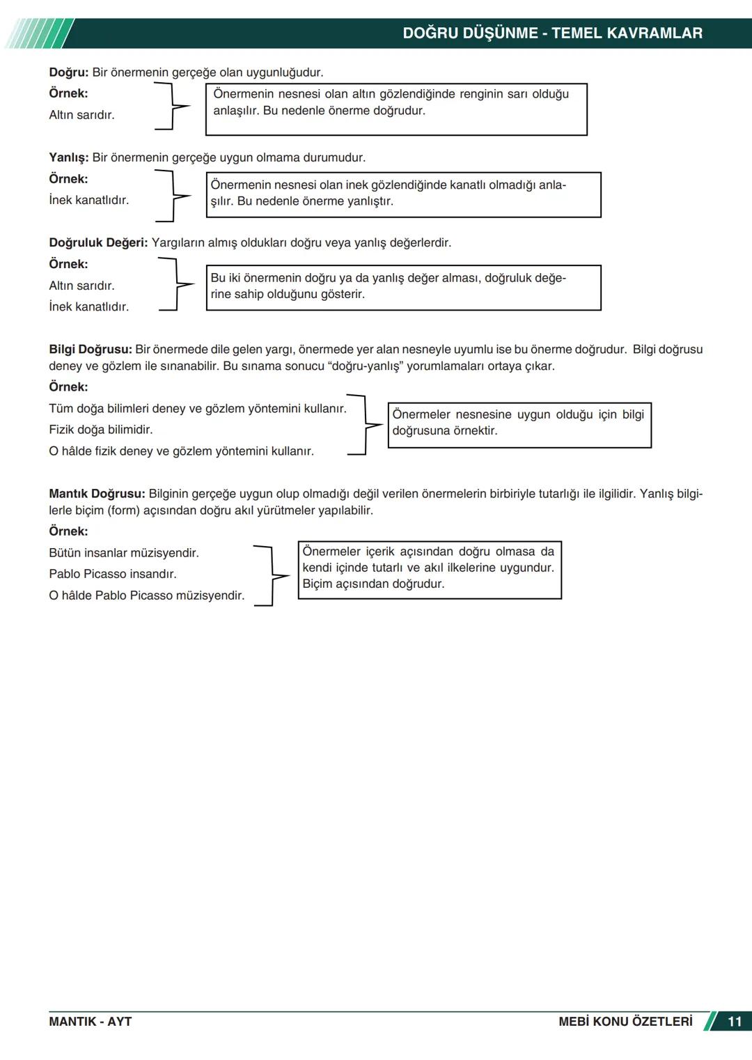 ***
*****
UMHURİYETI MILLI EG
*
*
ORTAÖĞRETİм
GENEL MÜDÜRLÜĞÜ
Aa
B
MEBİ
KONU ÖZETLERİ
MANTIK
ABC
JT 202
AYT
Zengin ve Anlaşılır İçeri
