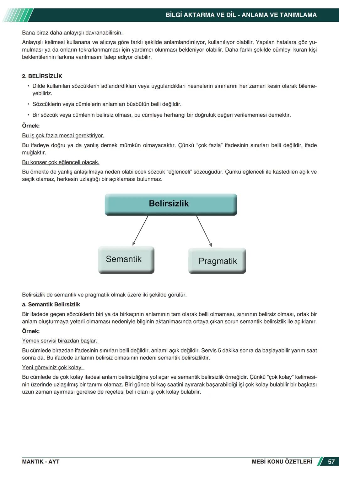 ***
*****
UMHURİYETI MILLI EG
*
*
ORTAÖĞRETİм
GENEL MÜDÜRLÜĞÜ
Aa
B
MEBİ
KONU ÖZETLERİ
MANTIK
ABC
JT 202
AYT
Zengin ve Anlaşılır İçeri