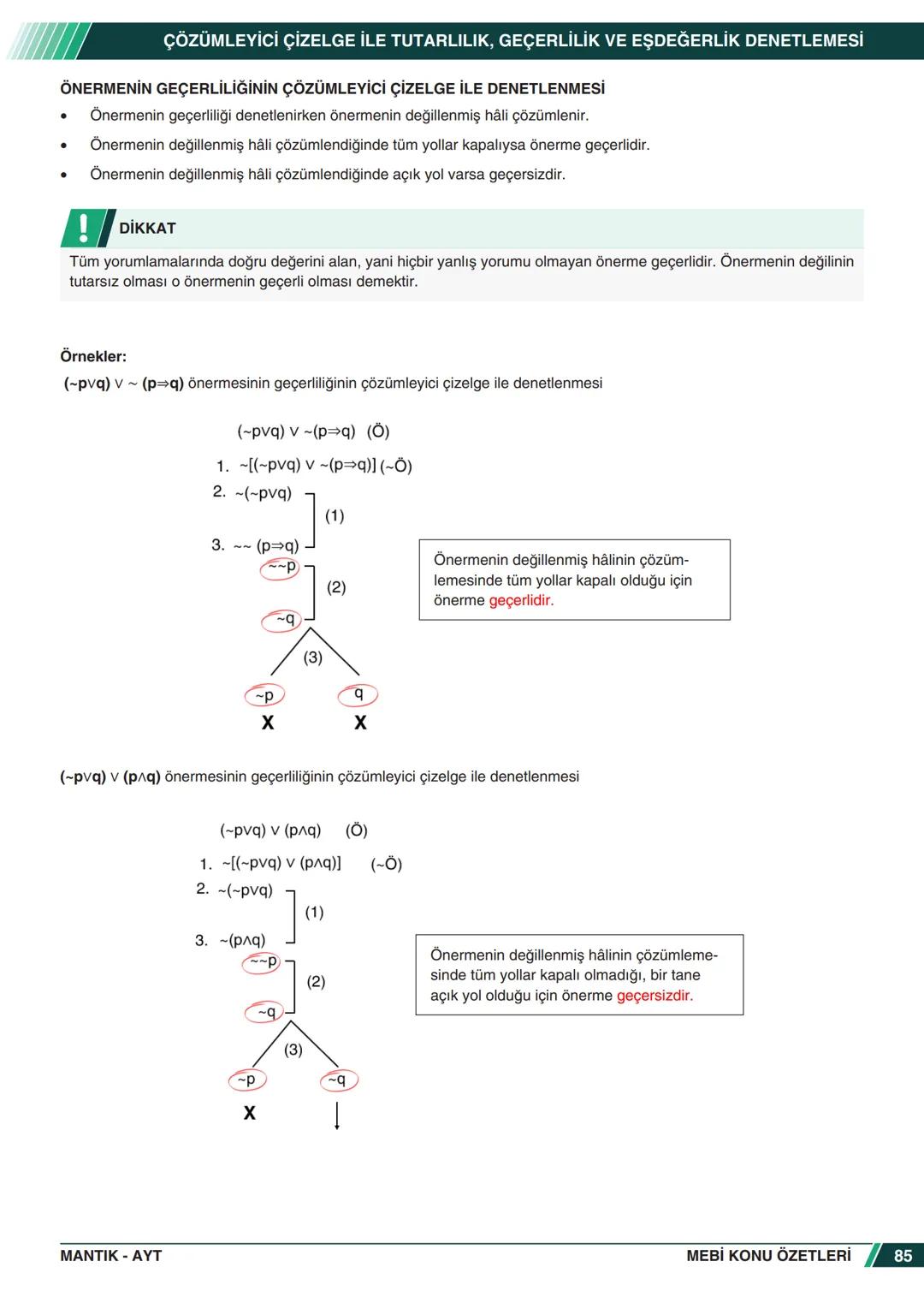 ***
*****
UMHURİYETI MILLI EG
*
*
ORTAÖĞRETİм
GENEL MÜDÜRLÜĞÜ
Aa
B
MEBİ
KONU ÖZETLERİ
MANTIK
ABC
JT 202
AYT
Zengin ve Anlaşılır İçeri
