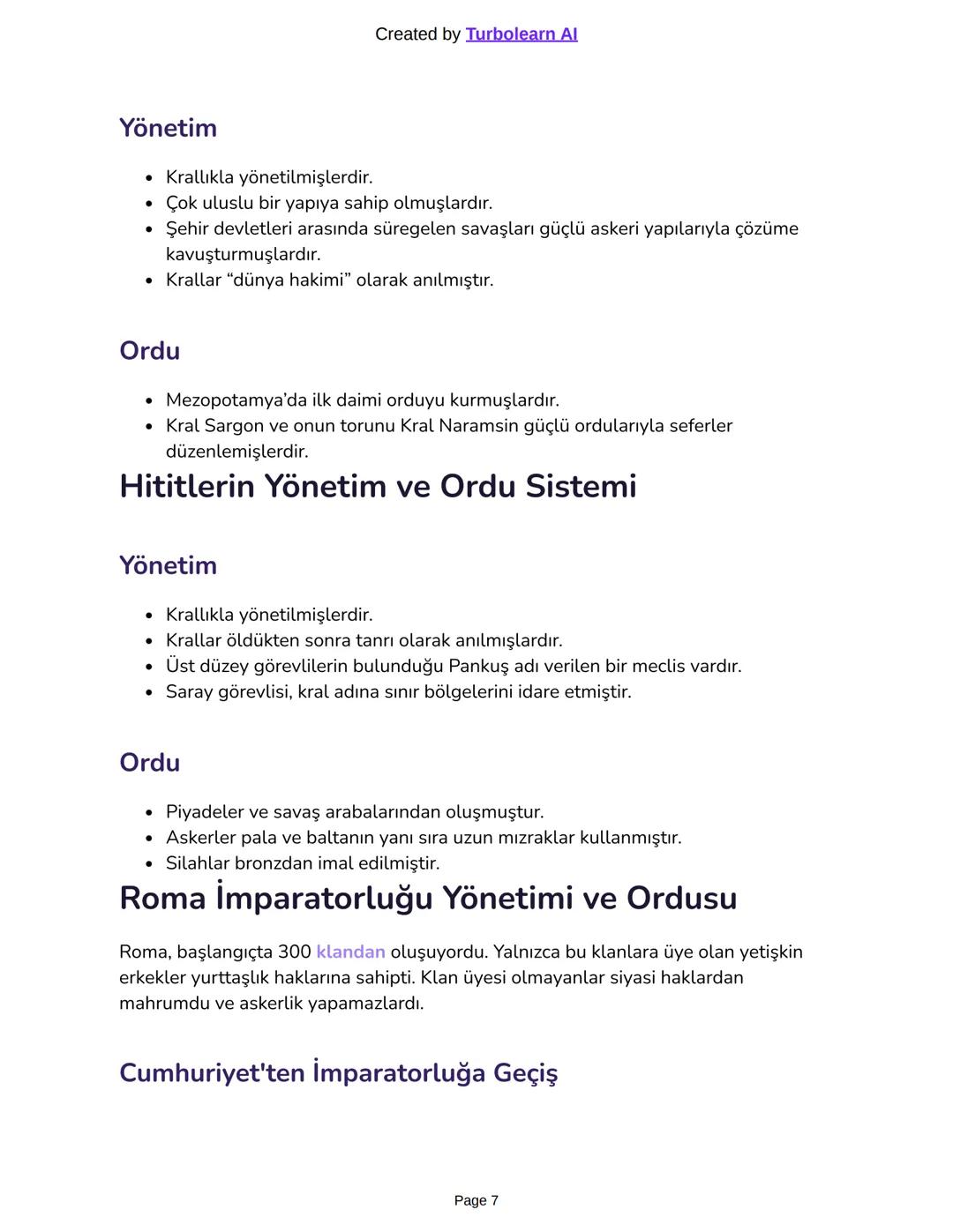 Created by Turbolearn Al
Eski Çağ Medeniyetleri: Yönetenler ve
Savaşanlar
Bu bölüm, Eski Çağ medeniyetlerindeki yönetim ve ordu sistemlerine