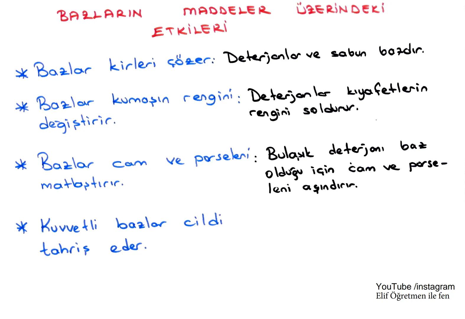 # ASİTLER
ve
# BAZLAR
Elif Öğretmen
ile fen :) --- OCR Start ---
ASİTLER
*Sulu çözeltilerine H
iyonu verir.
* Tatları ekşidir.
* Metaller