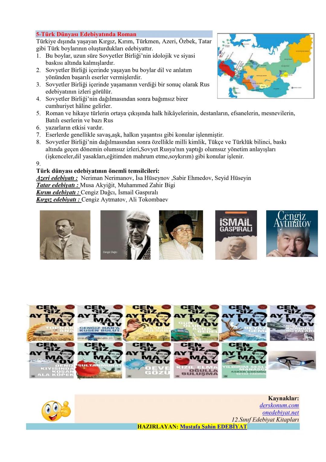 derskonum.com
12.SINIF TÜRK DİLİ VE EDEBİYATI ROMAN ÜNİTESİ KONU ANLATIMI Mustafa Şahin EDEBİYAT
Ünite / PDF içeriği:
1-Genel Hatırlatma Bi