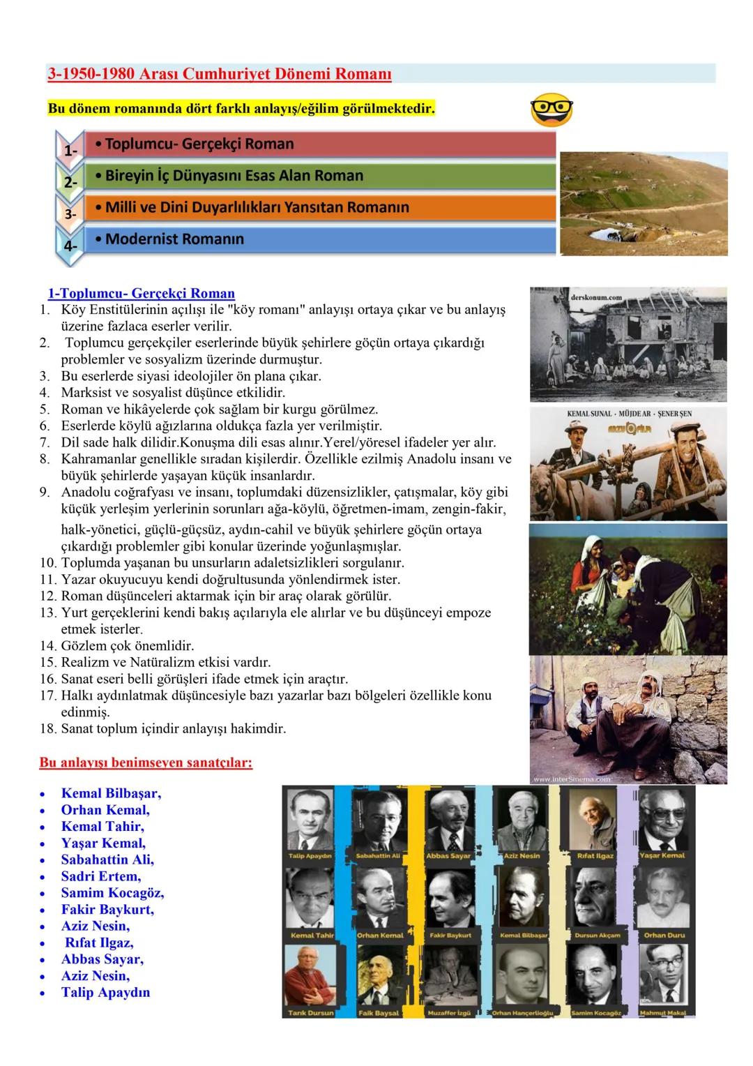 derskonum.com
12.SINIF TÜRK DİLİ VE EDEBİYATI ROMAN ÜNİTESİ KONU ANLATIMI Mustafa Şahin EDEBİYAT
Ünite / PDF içeriği:
1-Genel Hatırlatma Bi