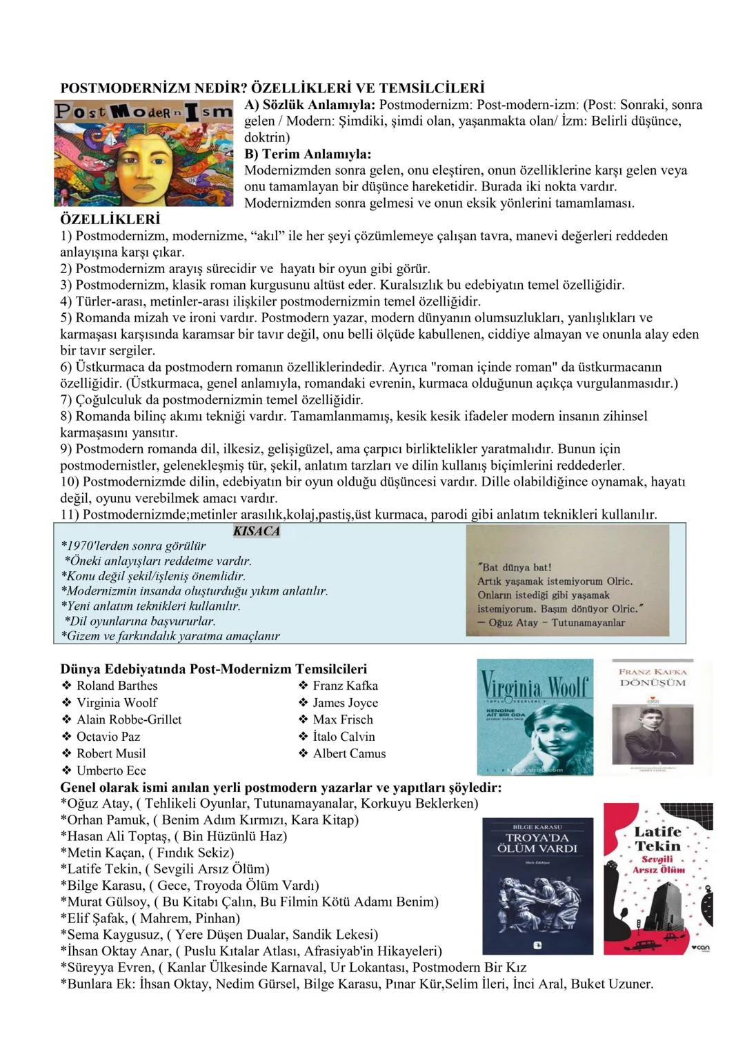 derskonum.com
12.SINIF TÜRK DİLİ VE EDEBİYATI ROMAN ÜNİTESİ KONU ANLATIMI Mustafa Şahin EDEBİYAT
Ünite / PDF içeriği:
1-Genel Hatırlatma Bi