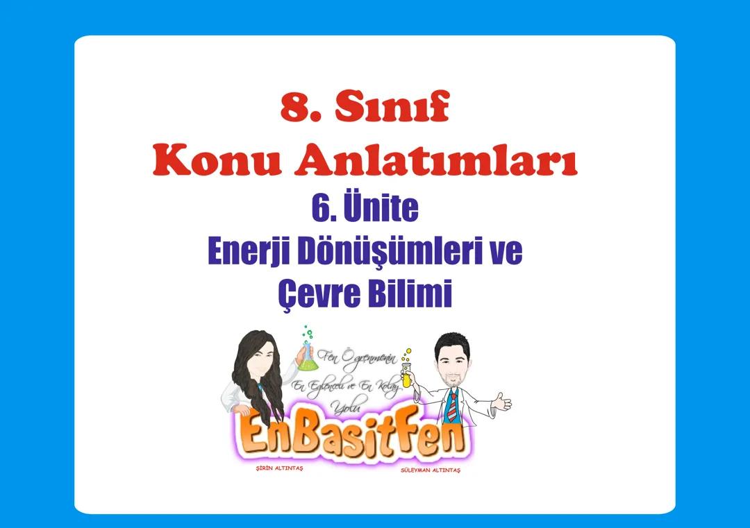 8.sınıf 6.ünite