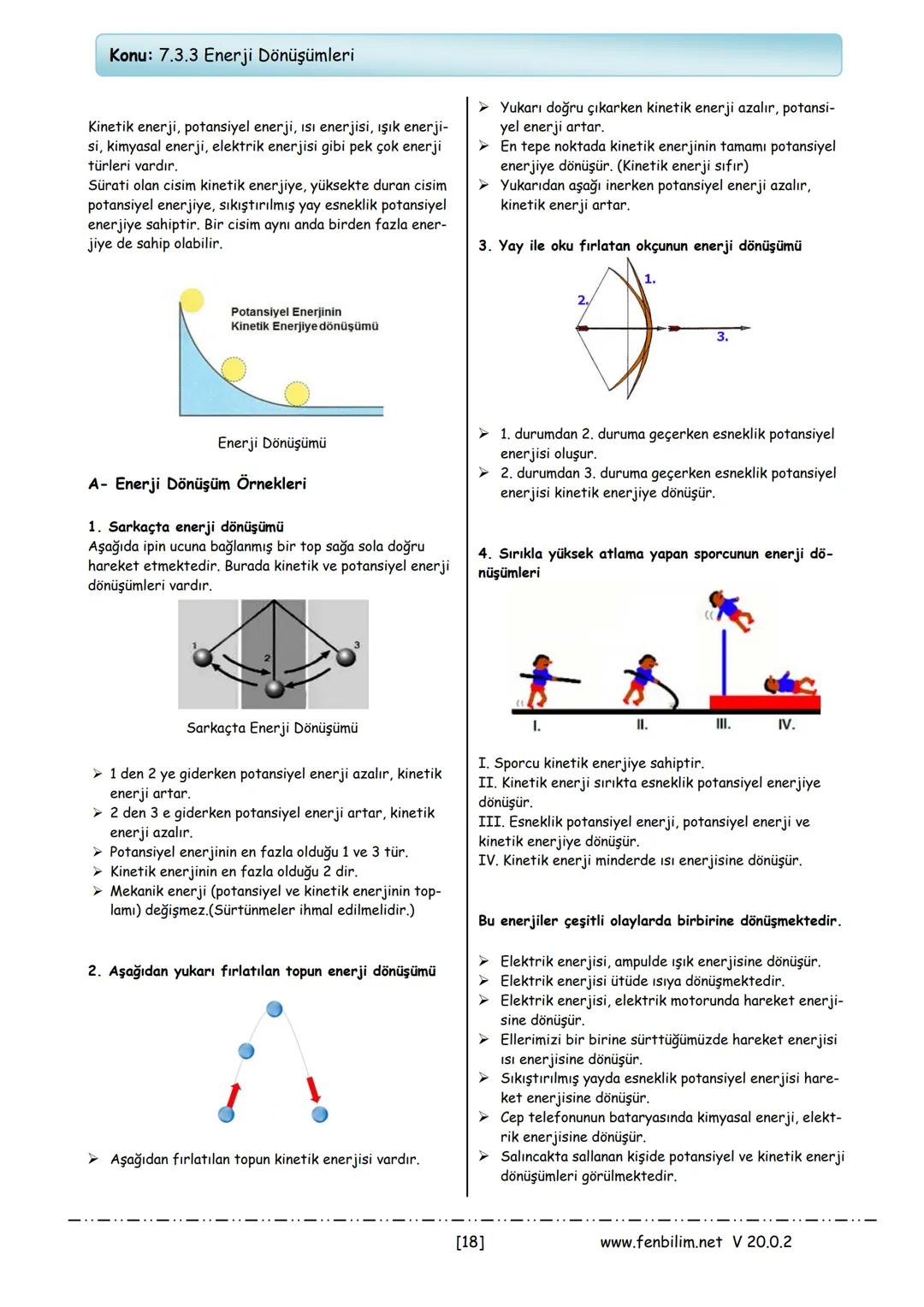 # 7.Sınıf Fen Bilimleri
# Ders Notları
Barış ZEREN
Fen Bilimleri Öğretmeni
www.fenbilim.net V 20.0.2 1.Ünite: Güneş Sistemi ve Ötesi
Konu: