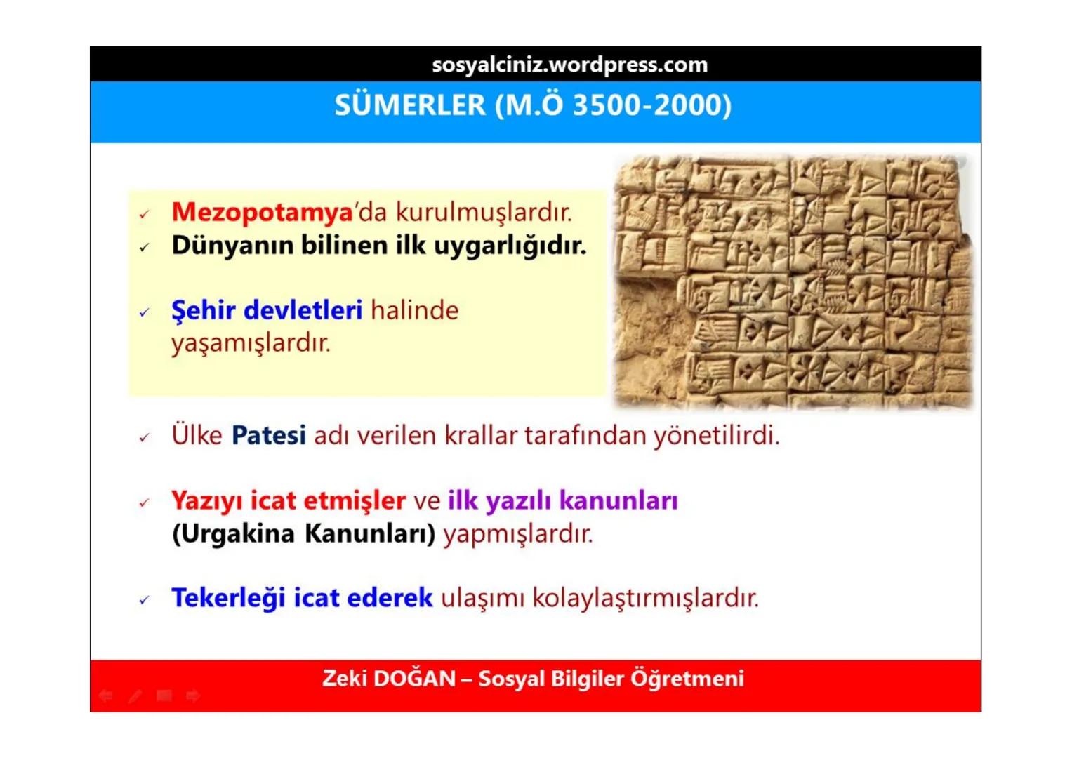 sosyalciniz.wordpress.com
# SOSYAL BİLGİLER 5
# ΜΕΖΟΡΟΤΑMYA
# UYGARLIKLARI
Konu + Soru + Ders Notu
Zeki DOĞAN - Sosyal Bilgiler Öğretmeni
Z