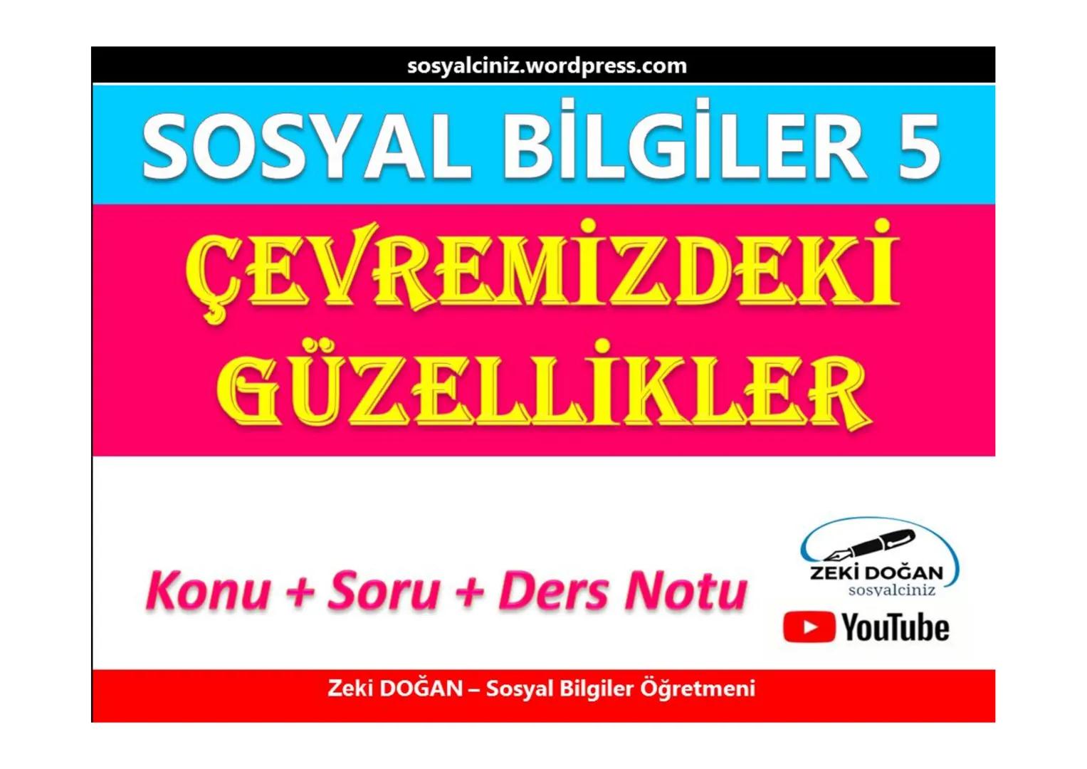 sosyalciniz.wordpress.com
# SOSYAL BİLGİLER 5
# ΜΕΖΟΡΟΤΑMYA
# UYGARLIKLARI
Konu + Soru + Ders Notu
Zeki DOĞAN - Sosyal Bilgiler Öğretmeni
Z